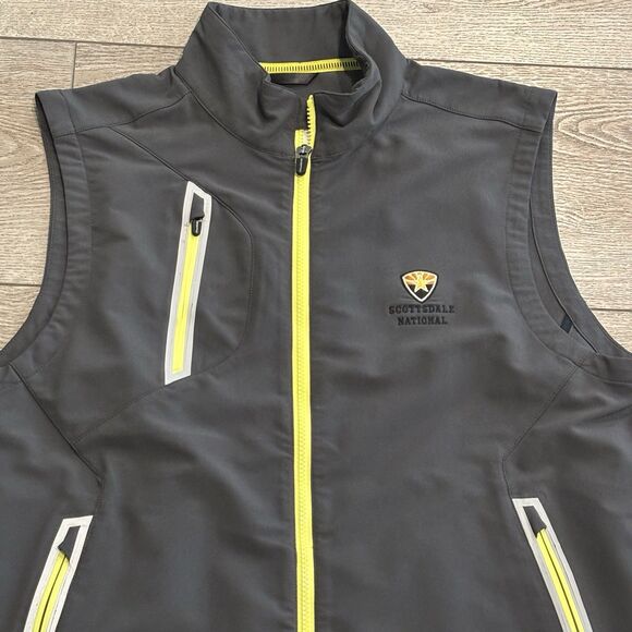 Zero Restriction Golf Vest Mens Medium Full Zip Tour Series Scottsdale National - Picture 1 of 7